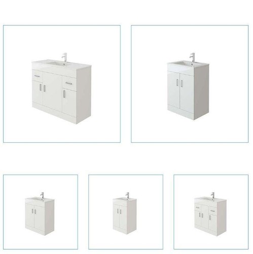 Cabinet vanity unit sink basin - cabinet,