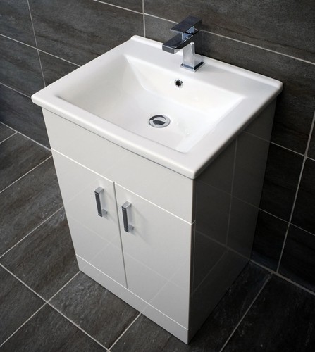 Troya 550mm vanity - unit, white