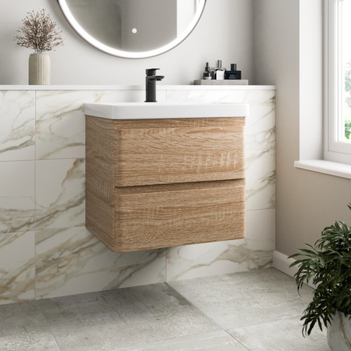 Wall mounted bathroom vanity - wall,