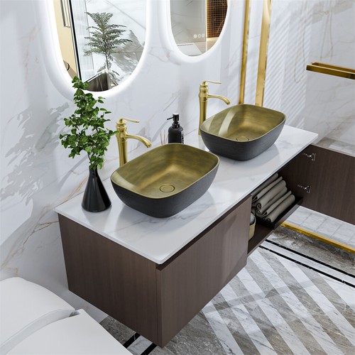 Wall mounted bathroom vanity - mounted,