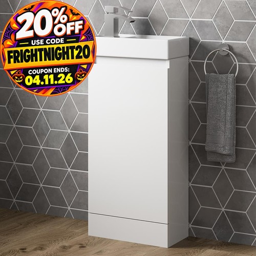 Gloss white floor standing - gloss,