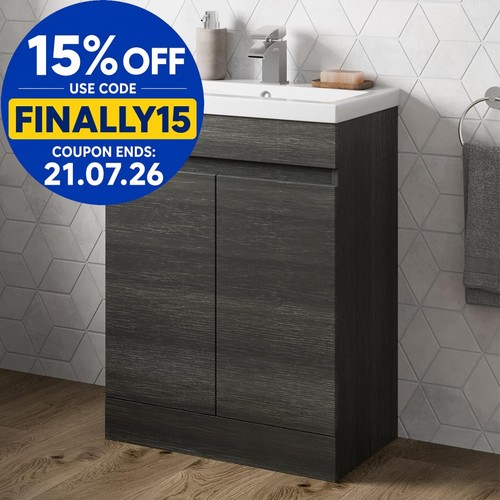 600mm bathroom vanity unit - bathroom,
