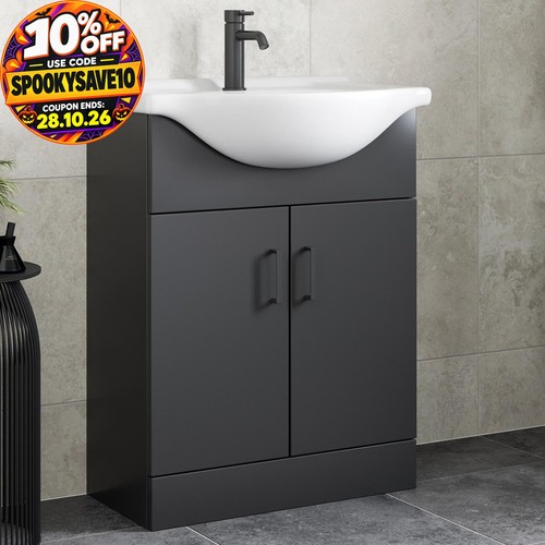 650mm freestanding vanity unit - 650mm,