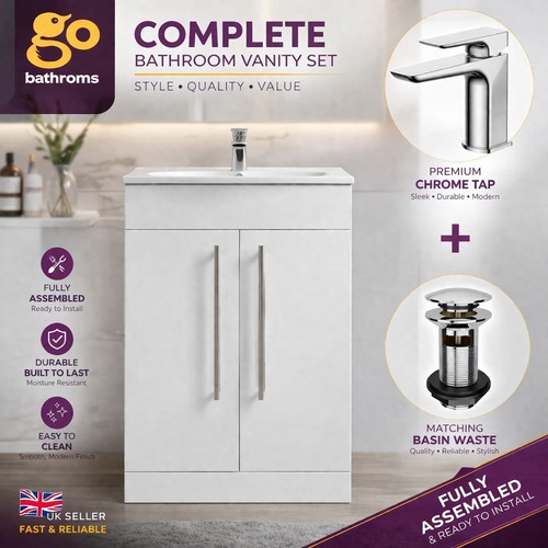 Bathroom vanity unit 615mm - vanity,