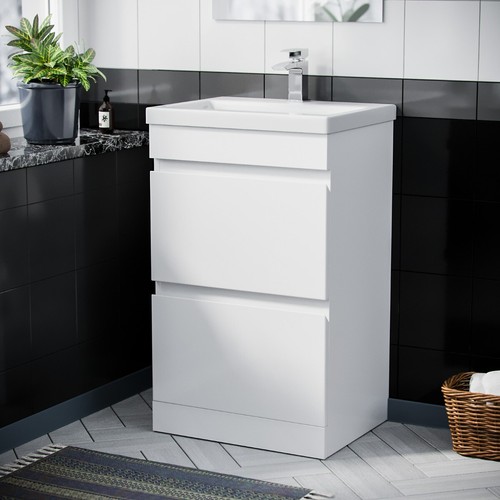 Hardie 500mm drawer white - 500mm,