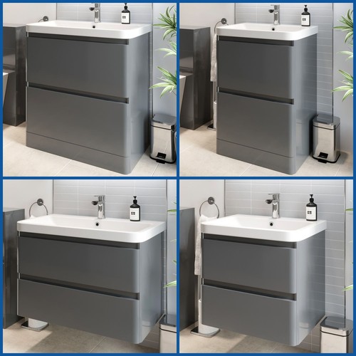 Modern bathroom vanity unit - bathroom,