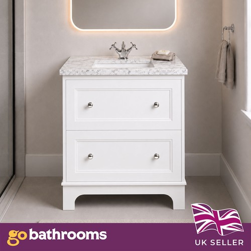 800 white vanity unit - vanity,