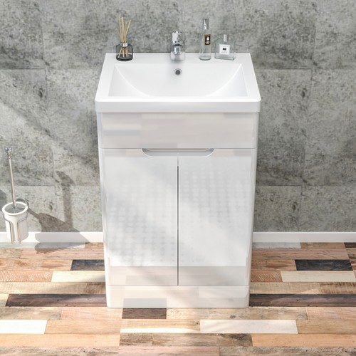 500mm high gloss white - gloss,