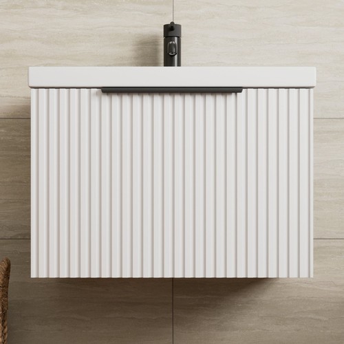 Fluted 600mm bathroom - fluted,