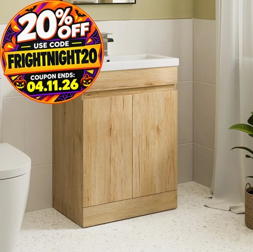 600mm bathroom vanity unit - bathroom,