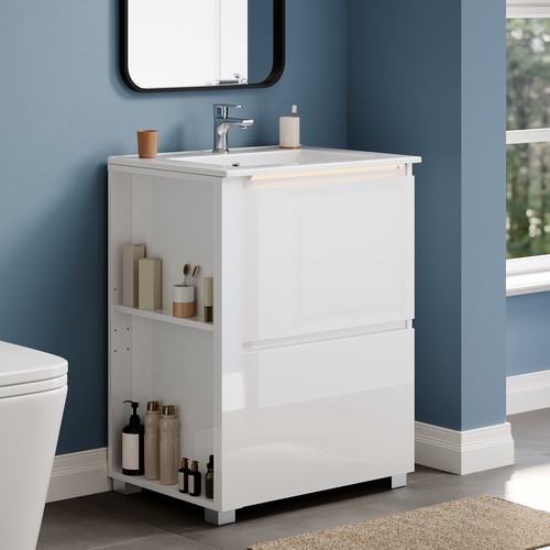High gloss bathroom vanity - gloss,