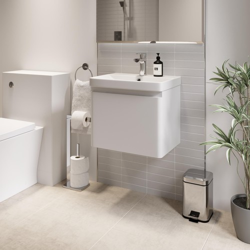White wall hung - hung, vanity