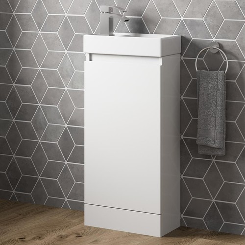 Gloss white floor standing - floor,
