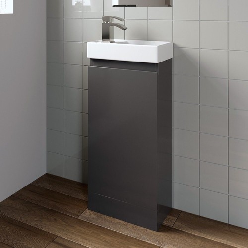 Gloss grey floor - gloss,