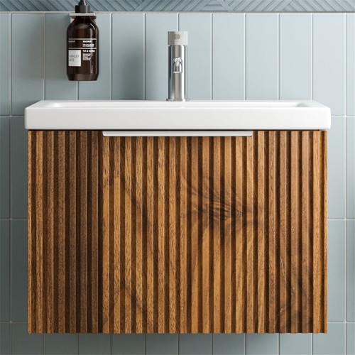 Fluted 600mm bathroom - 600mm,