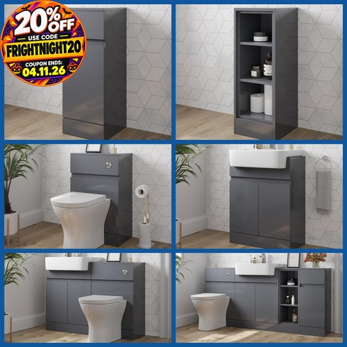 Bathroom vanity toilet storage - toilet,
