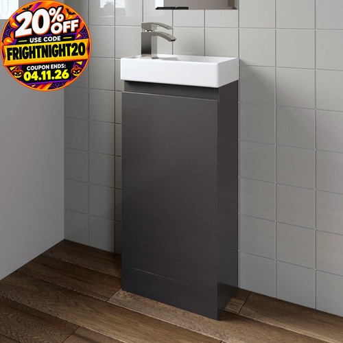 Gloss grey floor standing - gloss,