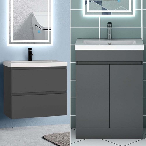 500 600 grey wall hung - 500,