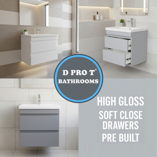 500mm wall mounted - mounted, vanity