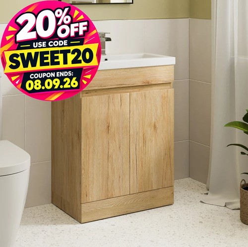 600mm bathroom vanity unit - 600mm,