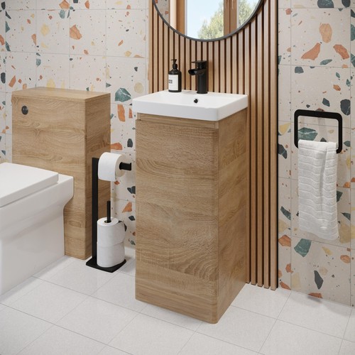 Wood freestanding cloakroom - wood,