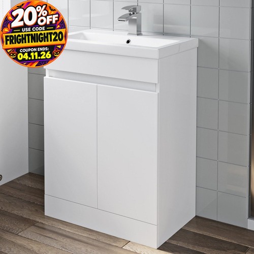 600mm freestanding vanity unit - 600mm,