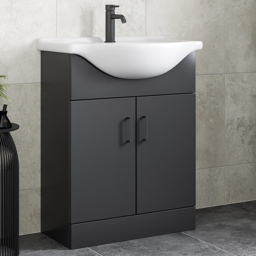 650mm freestanding vanity unit - 650mm,